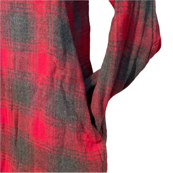 Madewell red plaid button down shirt with pockets! - Picture 12 of 14